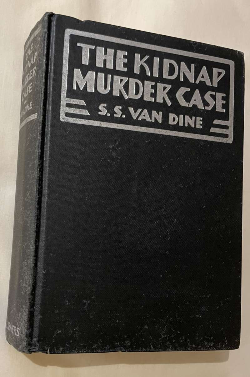 1st EDITION PHILO VANCE, 1936, The store Kidnap Murder Case